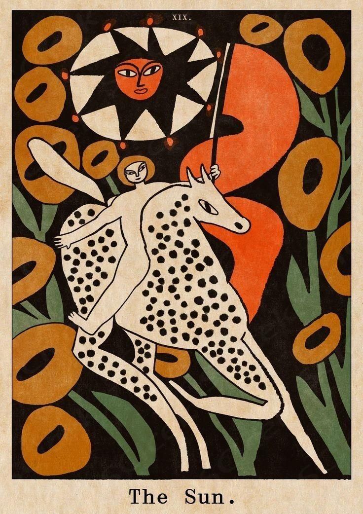 The Sun tarot card